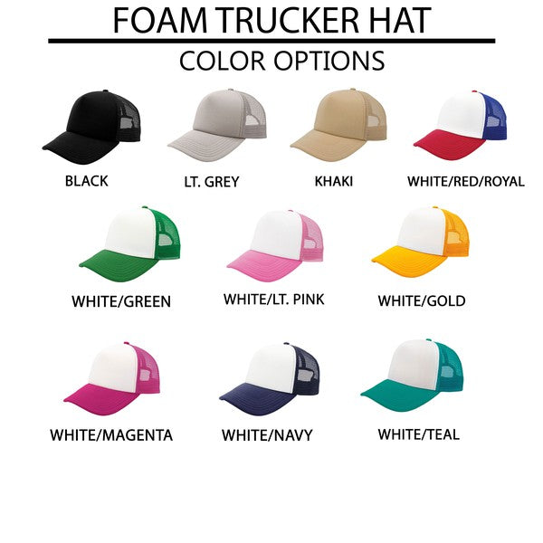 American Vibes Stars Foam Trucker Hat