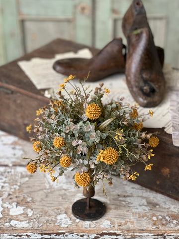 fall garden half sphere mustard