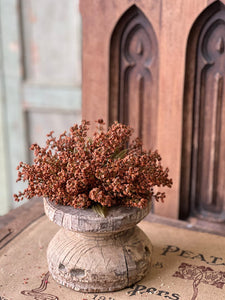 bursting astilbe half sphere pumpkin