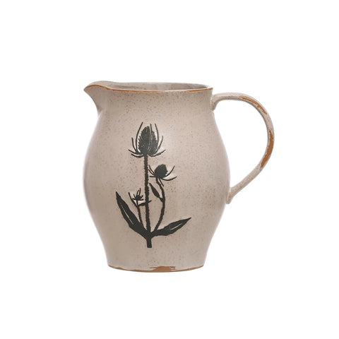 stoneware pitcher