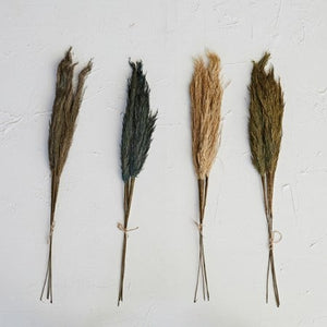 29 1/2" dried natural pampas grass