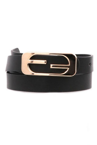 Thin Black Belt - Vintage Phoenix Marketplace
