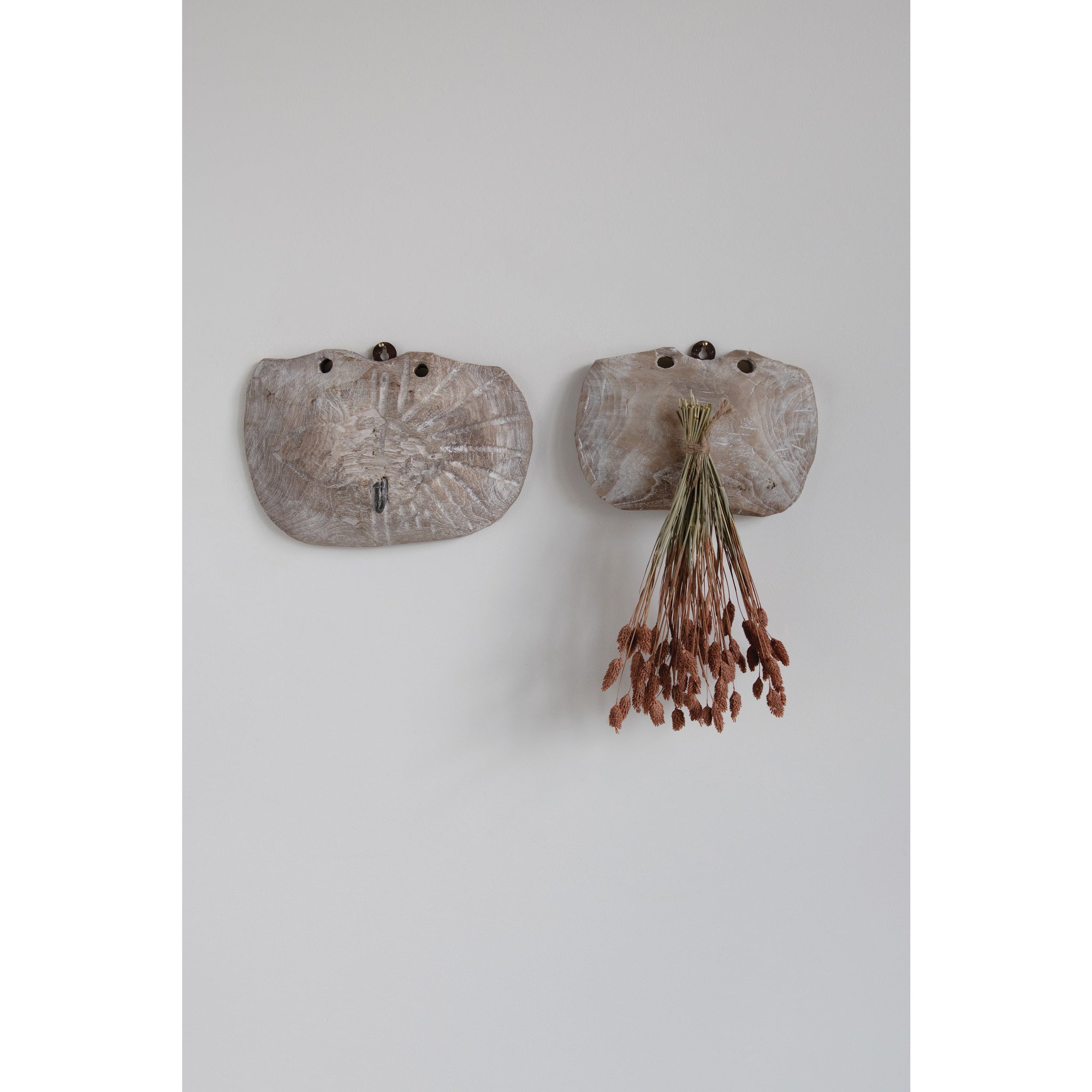 Wood Cow Bell Wall Hook