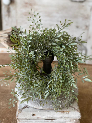 mixed sage candle ring